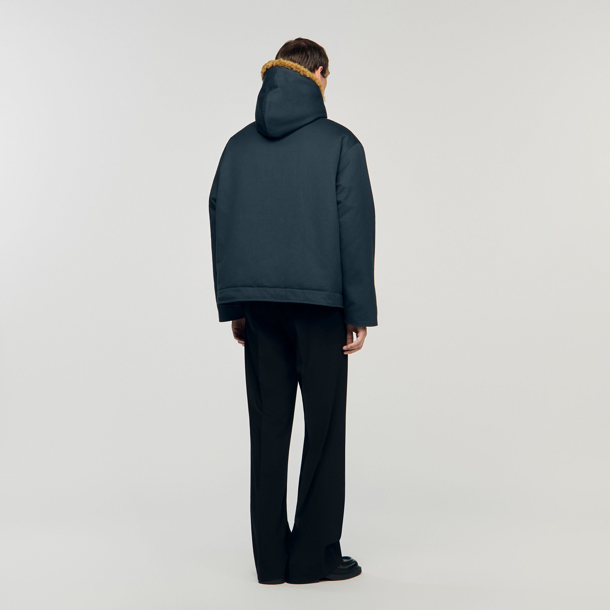 Parka aus Baumwolle mit Kapuze