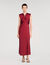 V-neck maxi dress