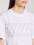 Rhinestone cropped T-shirt