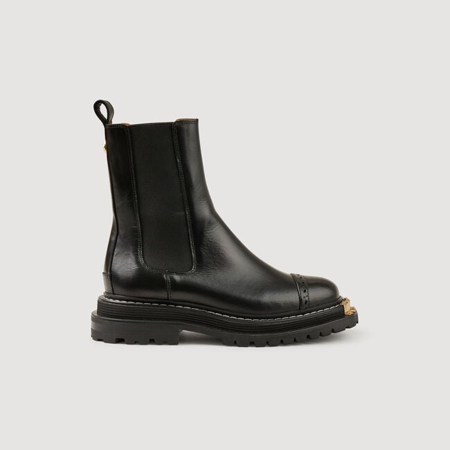 Leather Chelsea boots