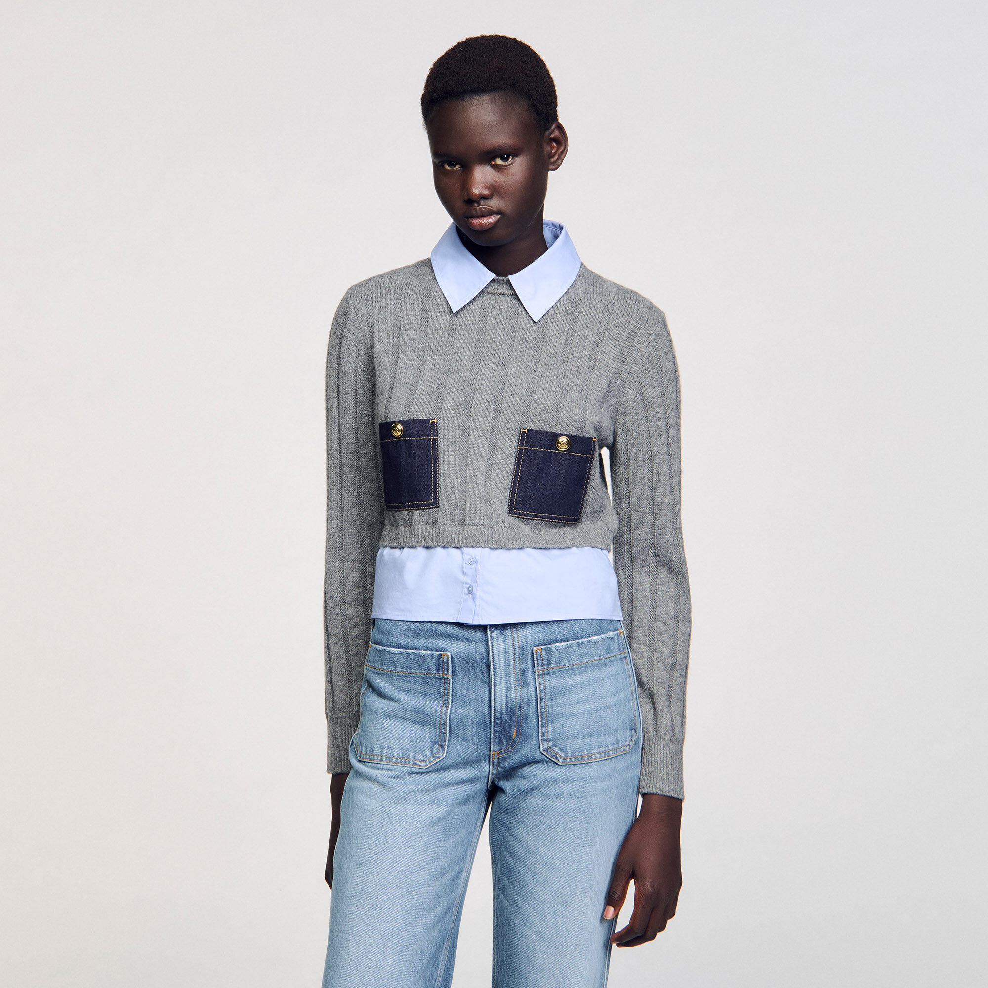 Pullover aus Kaschmir und Wolle