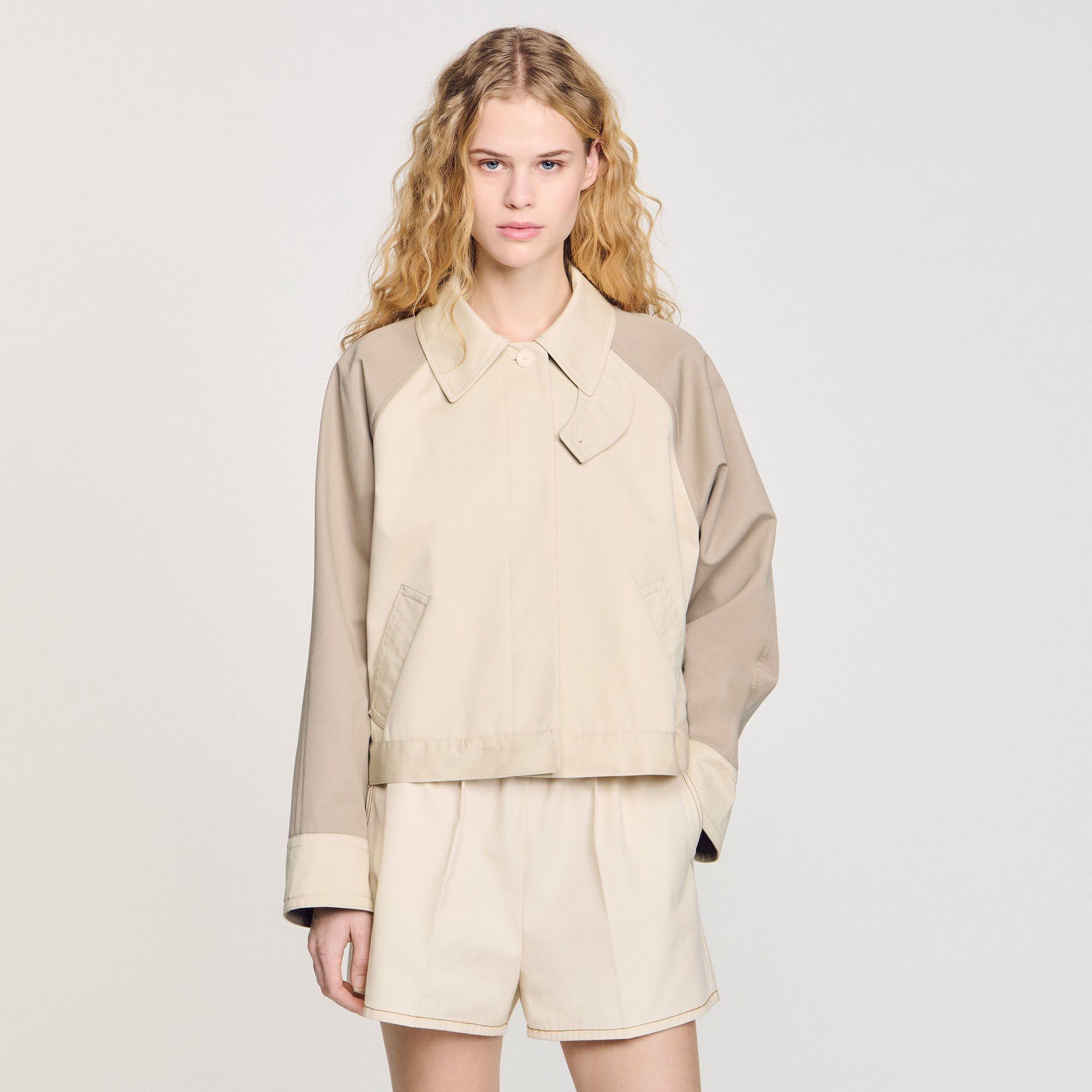 Blouson bicolore 