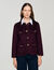 Veste double face boutonnée
