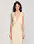 Satin-effect maxi dress