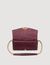 Leather crossbody clutch bag