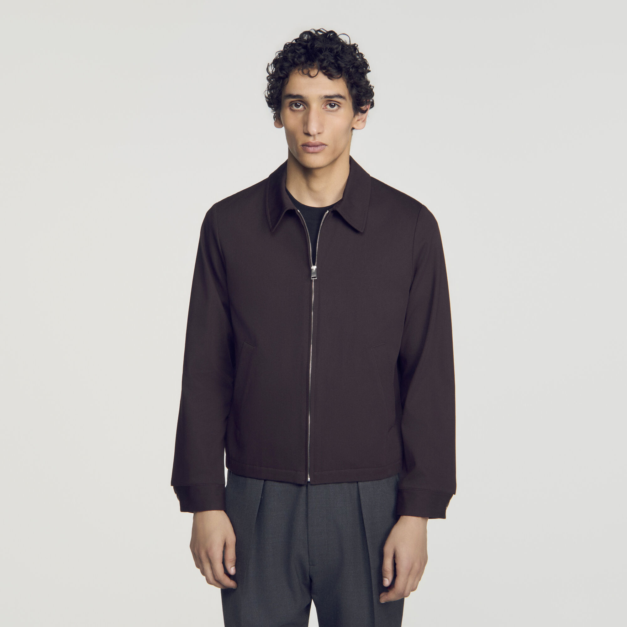 Blouson zipp&eacute; en coton
