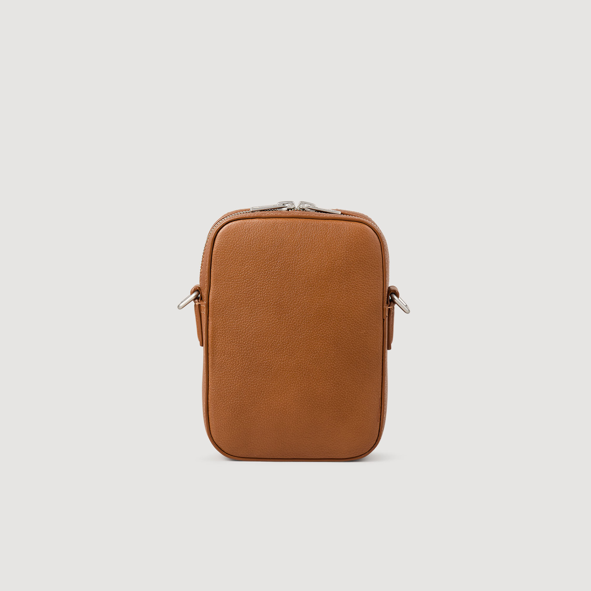 Kleine Tasche aus genarbtem Leder