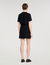 Short dress with detachable collar