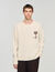 Wollpullover mit Blumendetail