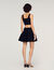 Pull court en maille fantaisie