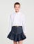 Chemise courte à détails nœuds
