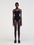 Jewellery detail knit leotard