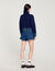Cardicoat aus Strick und Denim