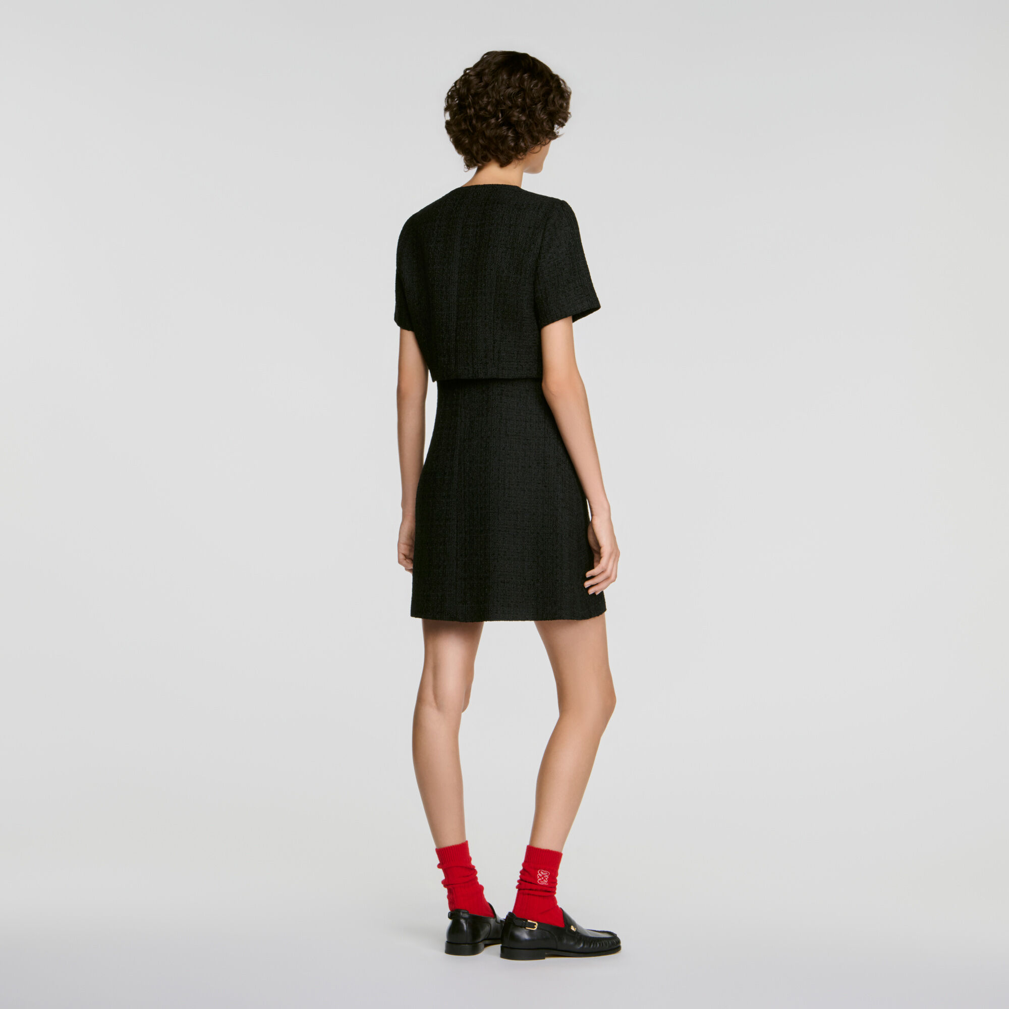 Robe en tweed 2 en 1 - Femme | Sandro