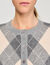 Cardigan à motifs losanges