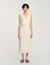 Pleated maxi dress