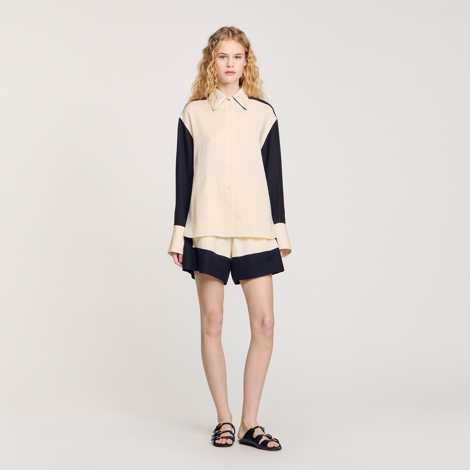 Two-tone shirt