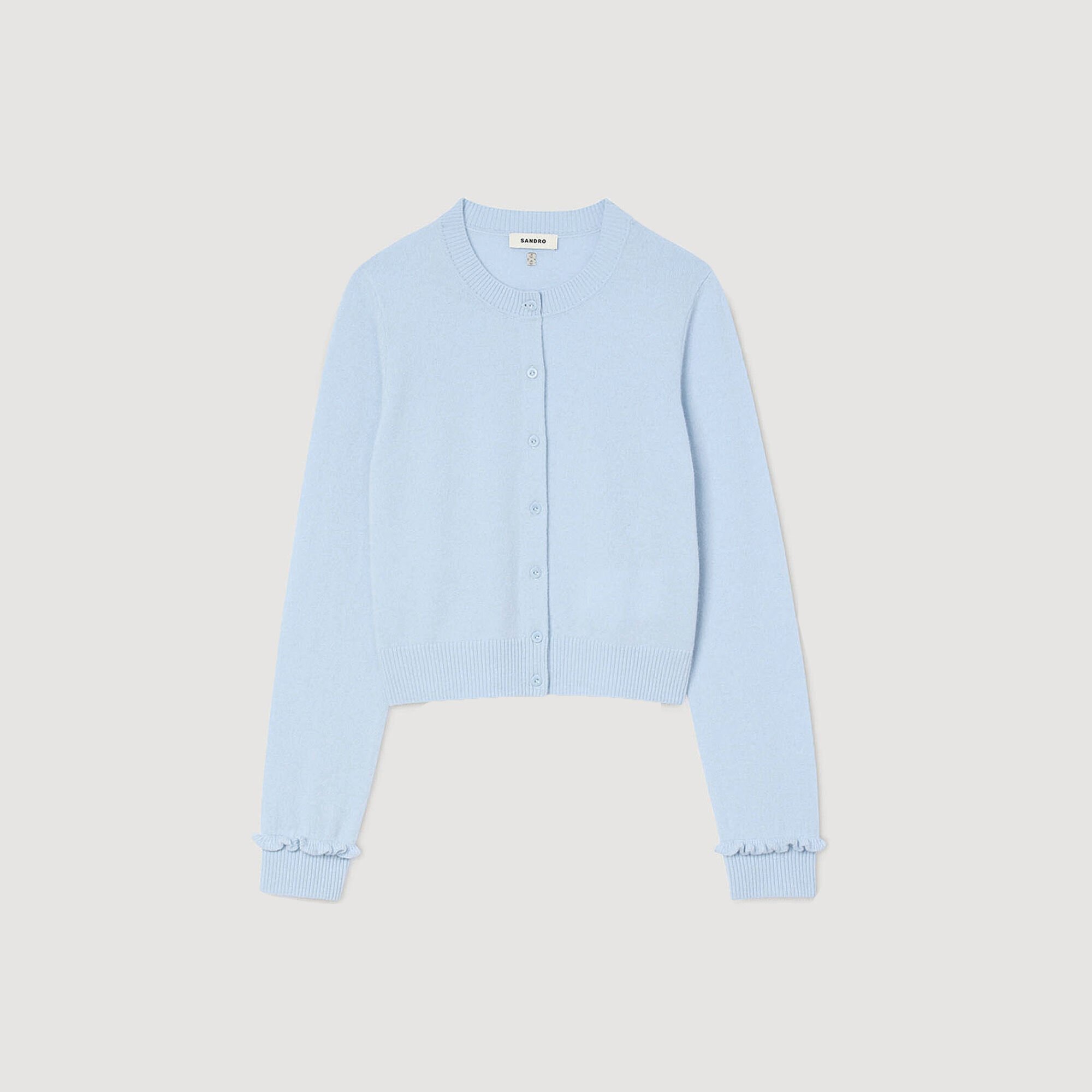 Cardigan à volant 