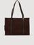 Soft suede shopping bag