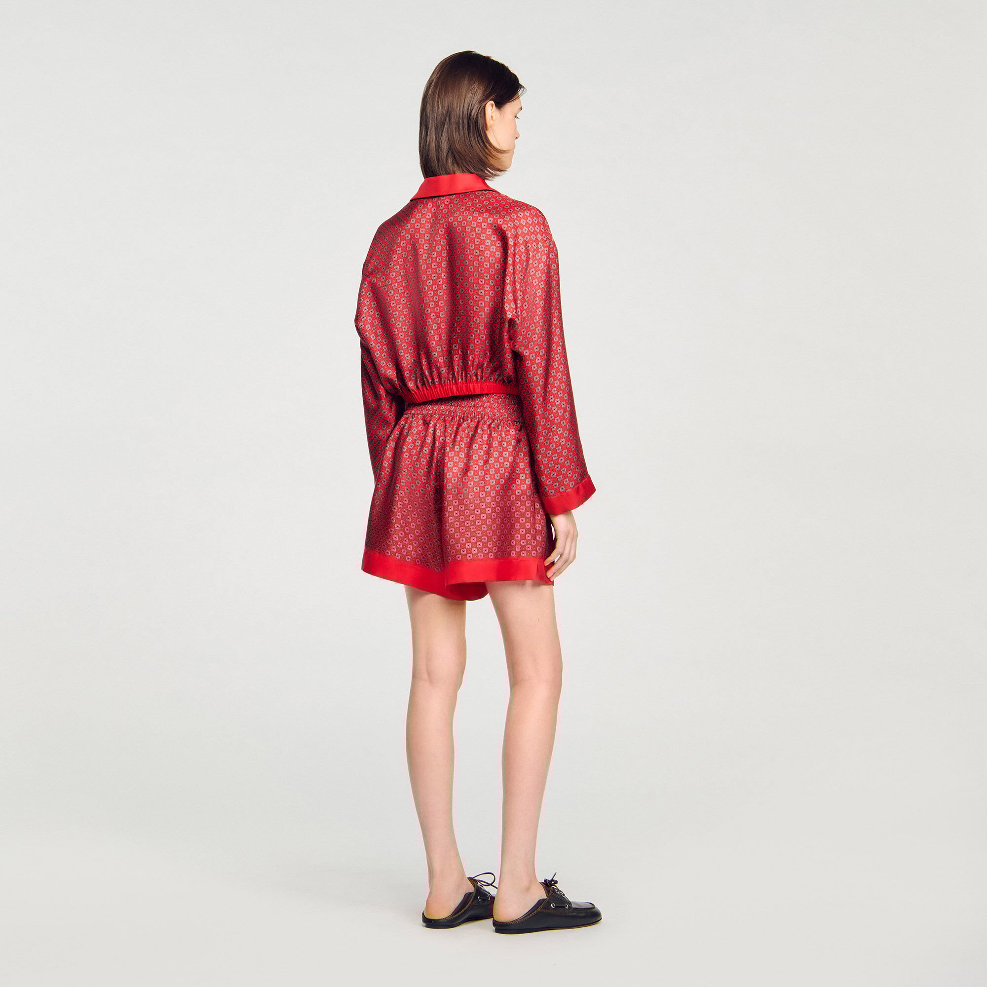 Short imprimé foulard