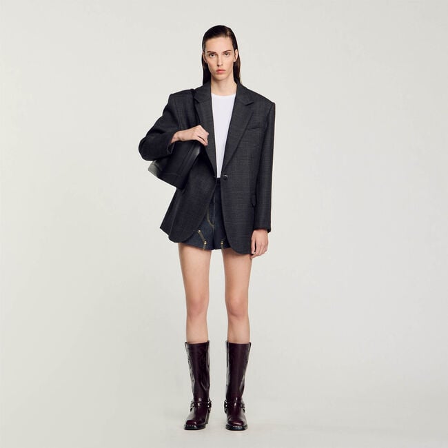 Karierter Blazer