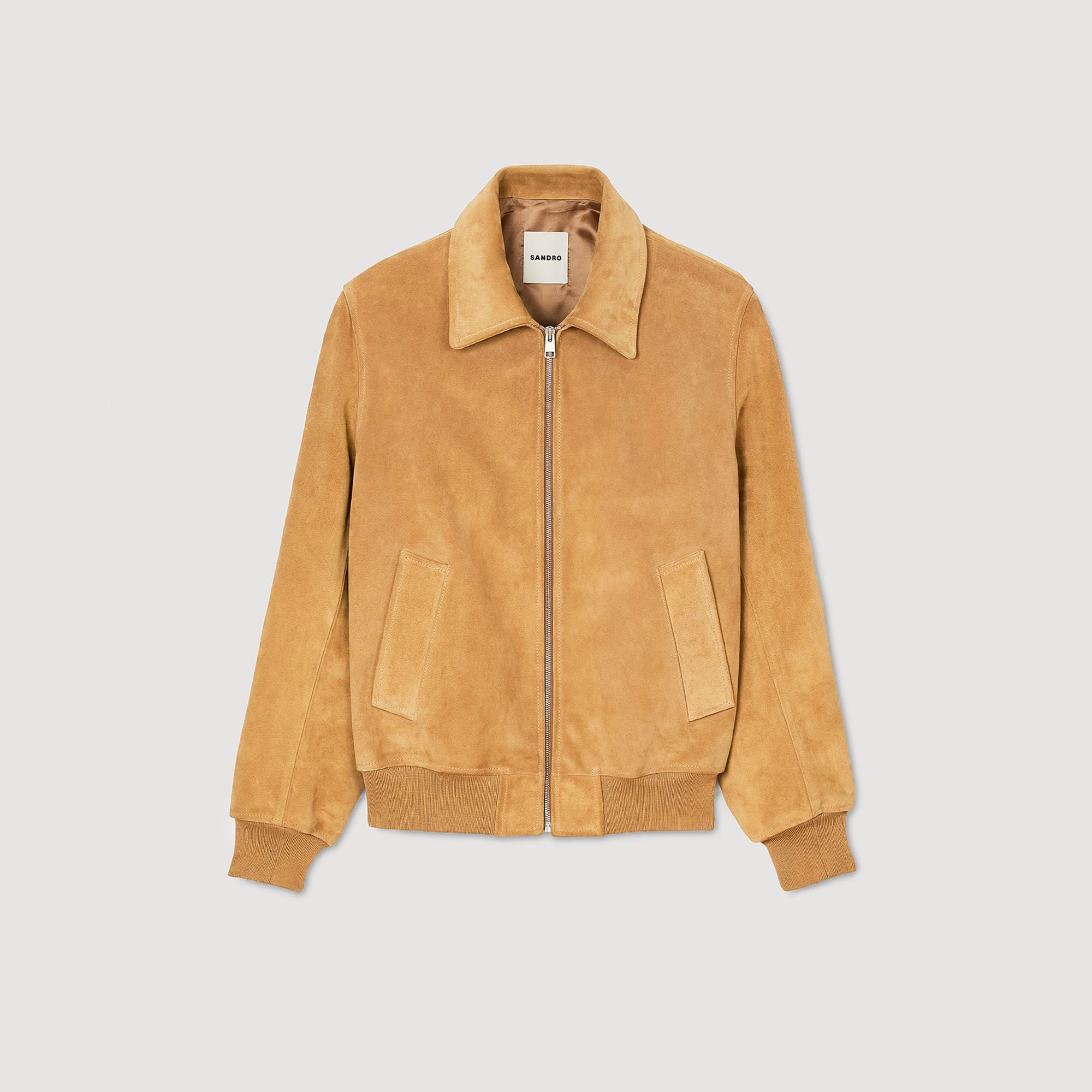 Blouson aus Spaltleder
