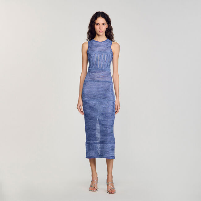 Knit midi dress