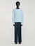 Honeycomb stitch wool jumper