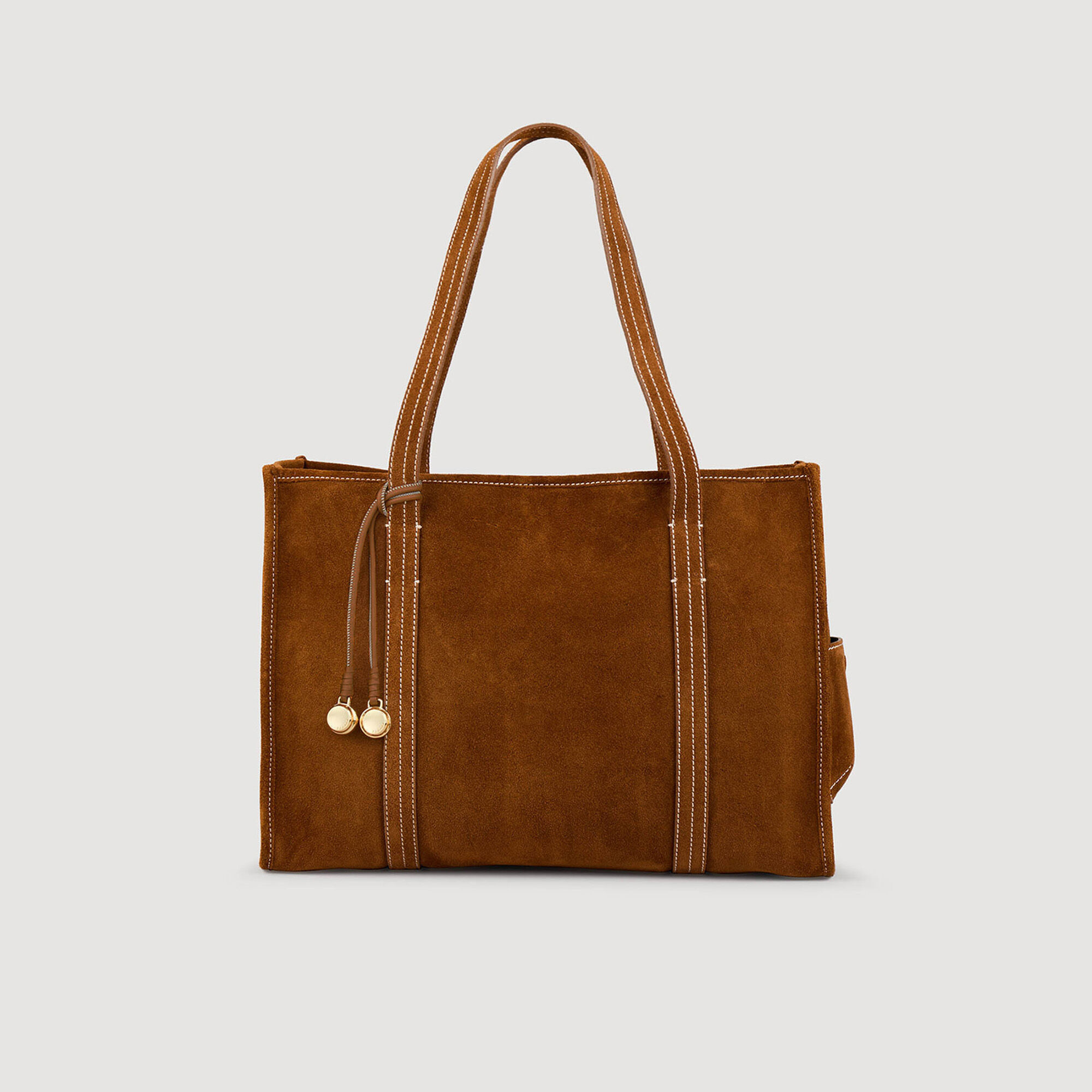 Sac cabas en suède