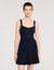 Robe courte en maille