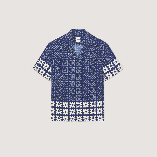 Chemise à imprimé fleuri