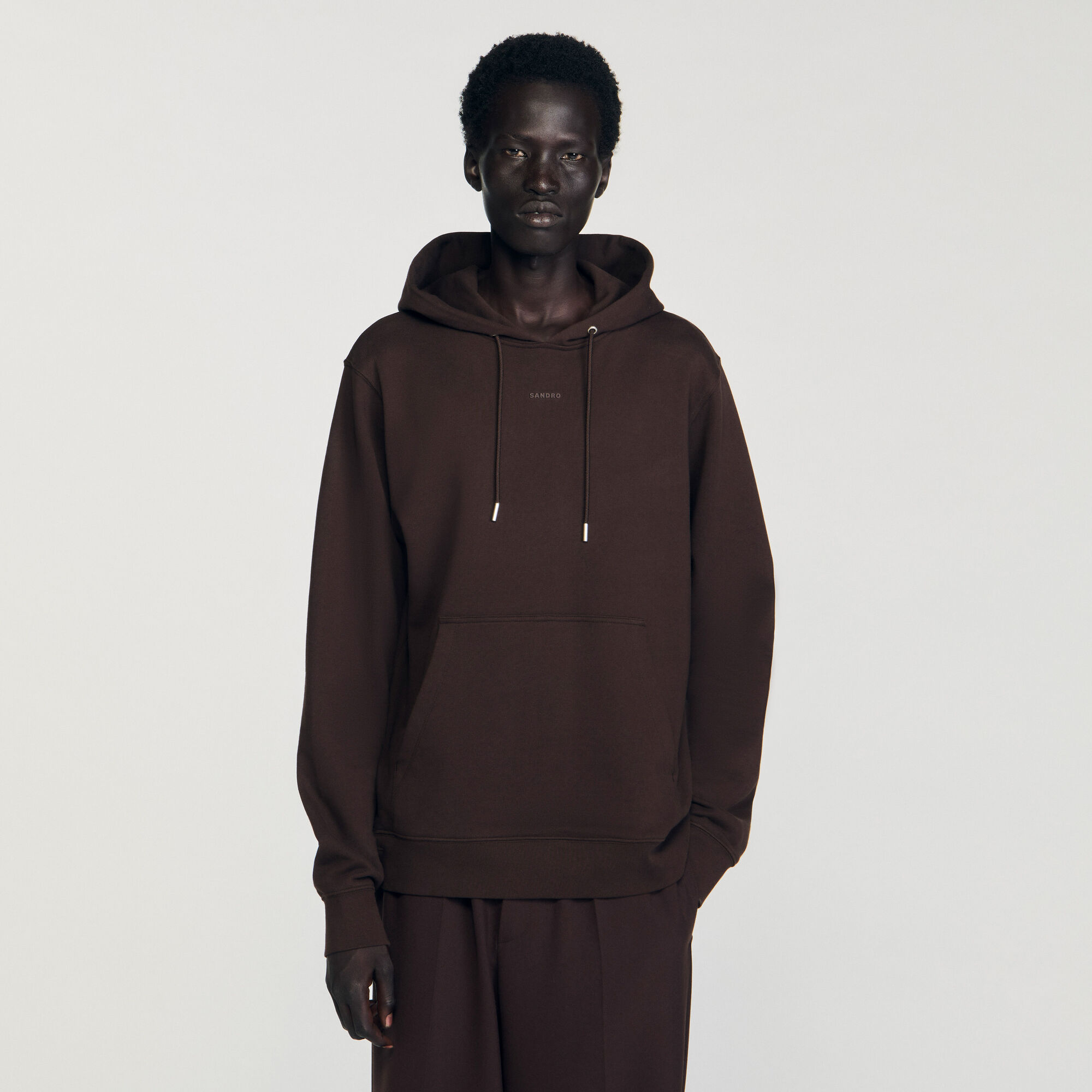 Sweatshirt à capuche logo