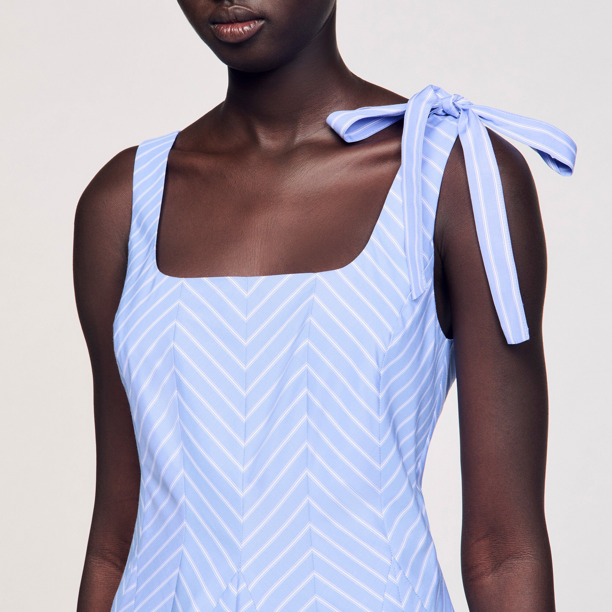 Short striped dress