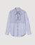 Chemise cravate à rayures 