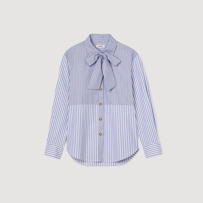 Striped tie shirt