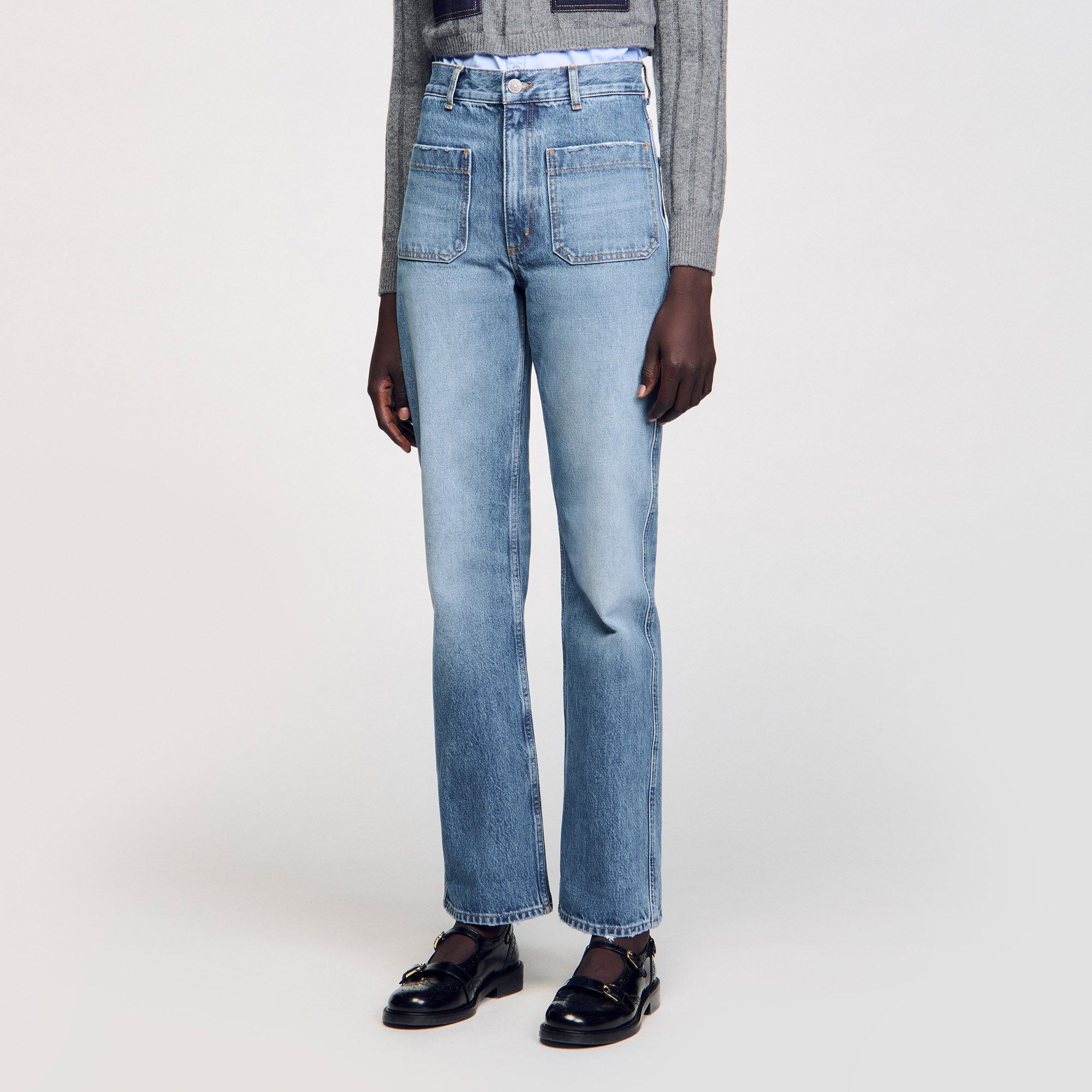 Faded jeans