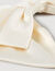 Satin bow barrette