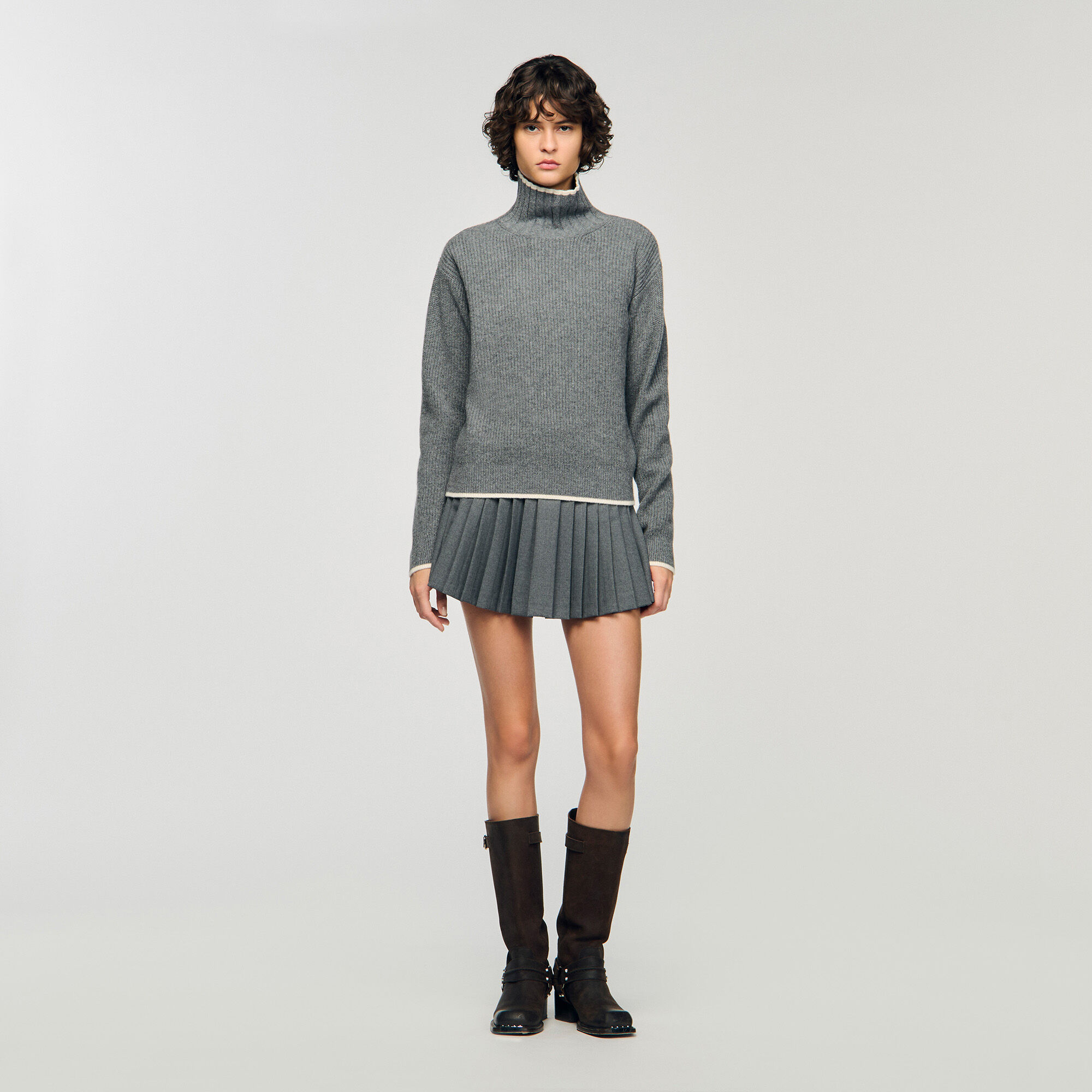 Jupe short à plis