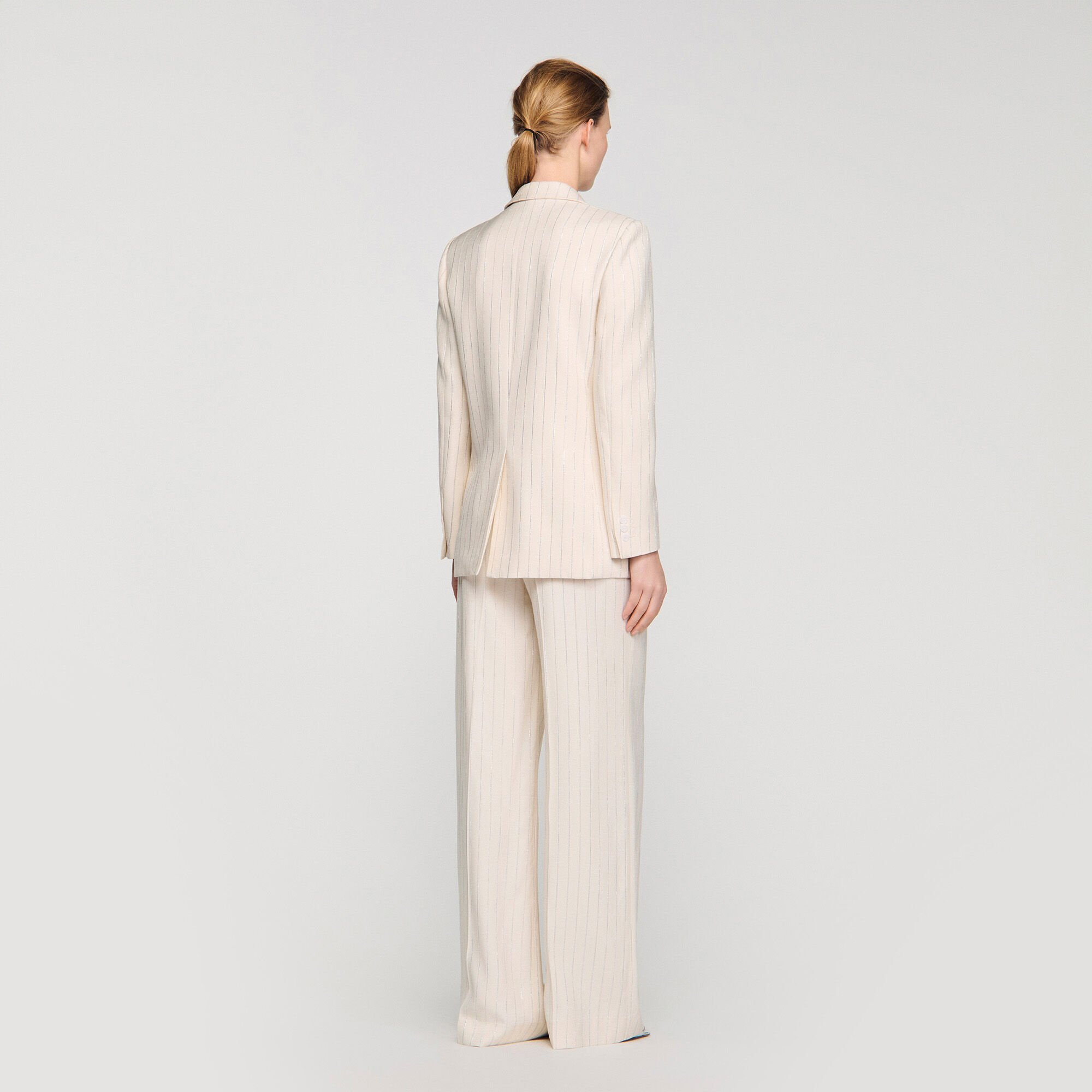 Striped tailored jacket