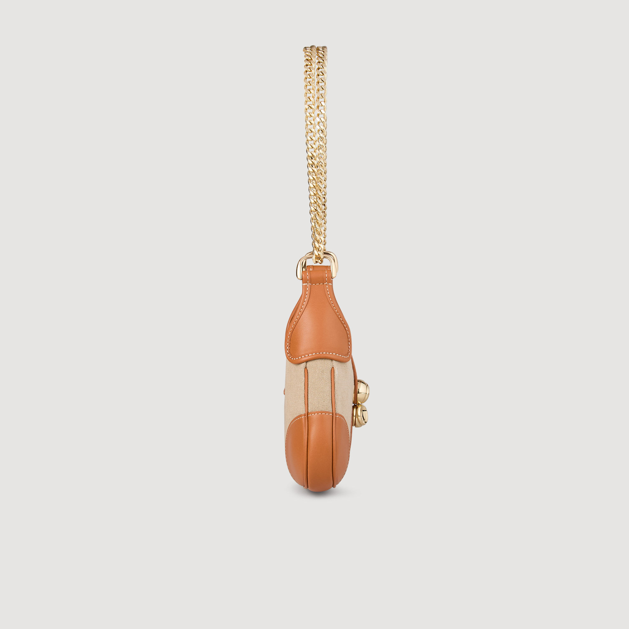 Sac Janet en toile et cuir