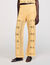 Pantalon droit en crochet