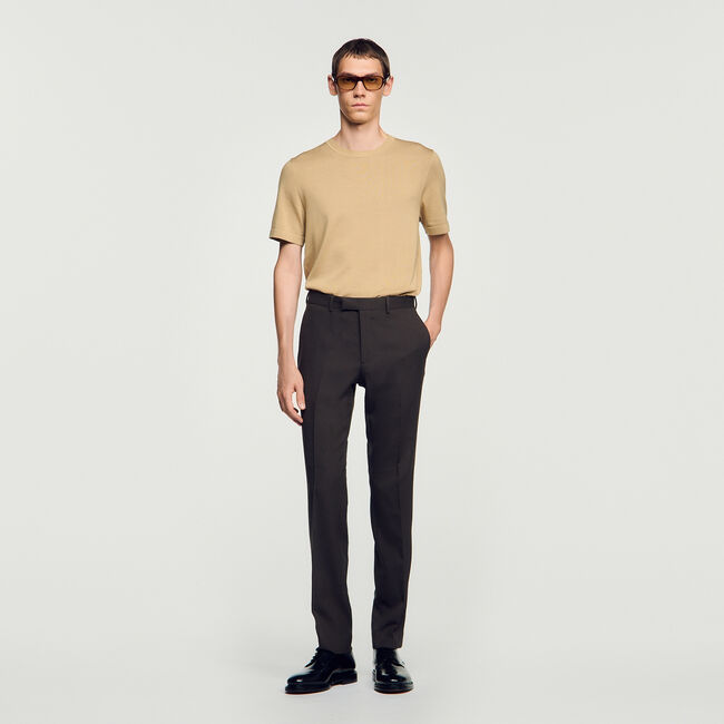 Wool suit trousers - Men | Sandro