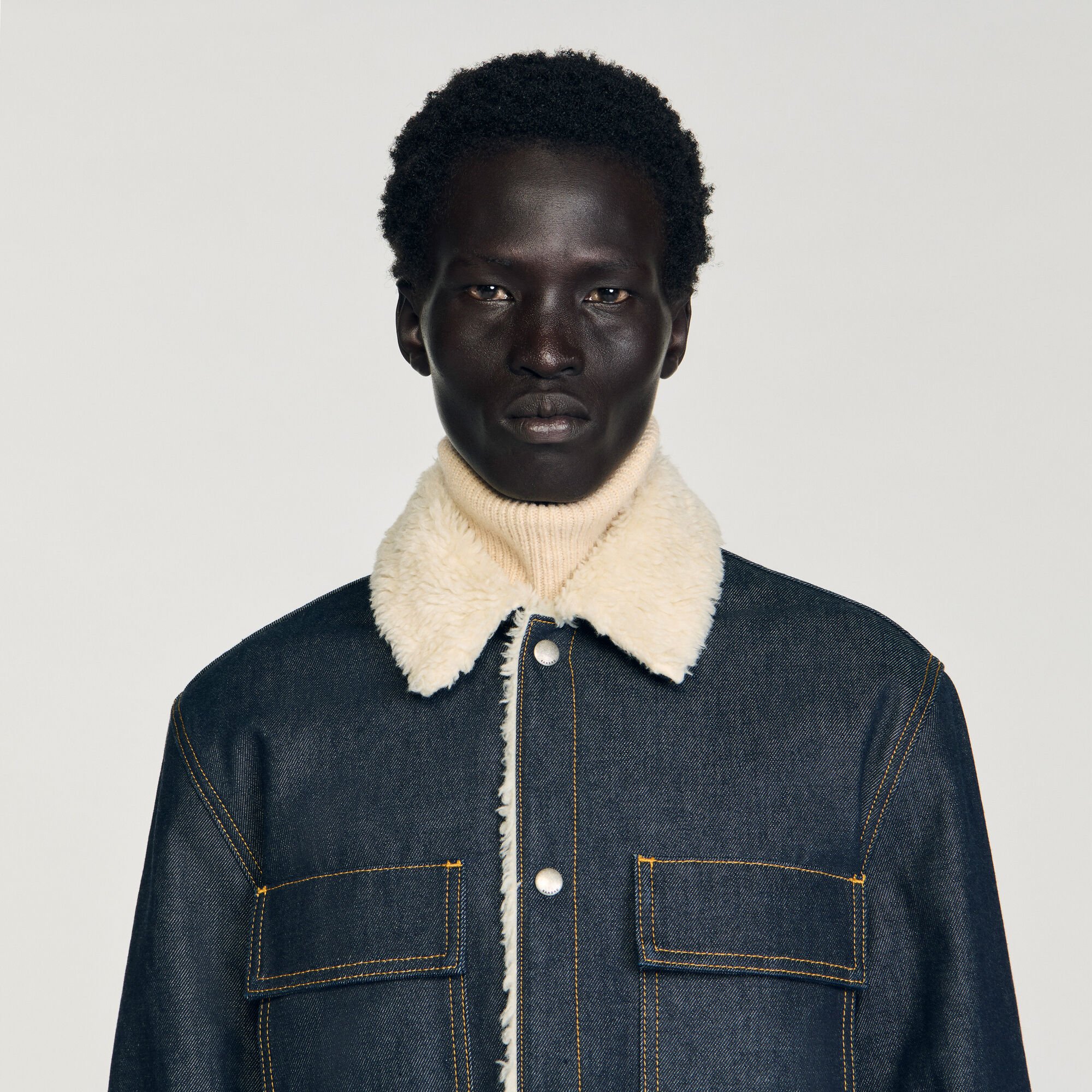 Surchemise en denim