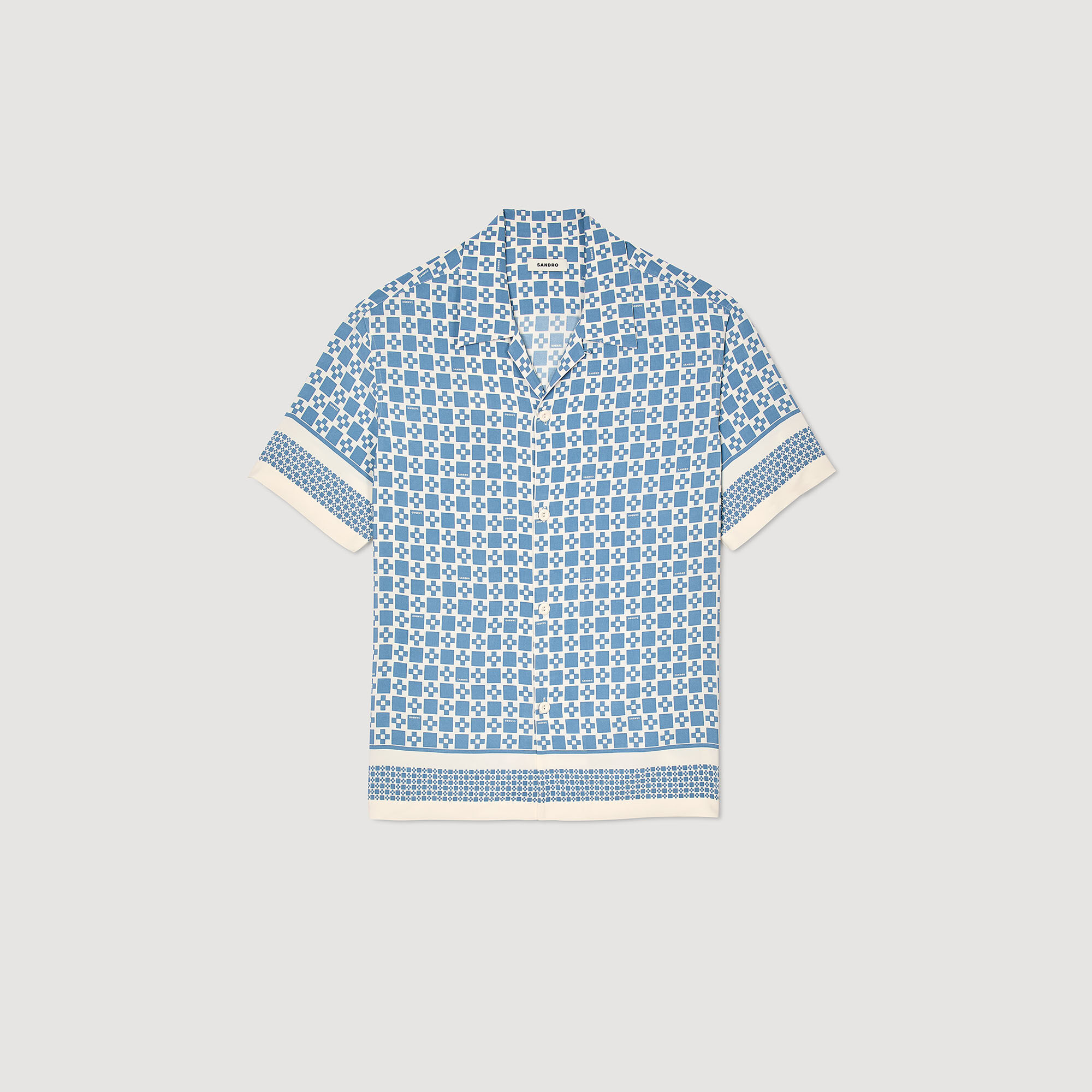 Chemise fluide à imprimé Square Cross