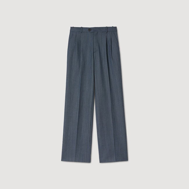 Striped trousers