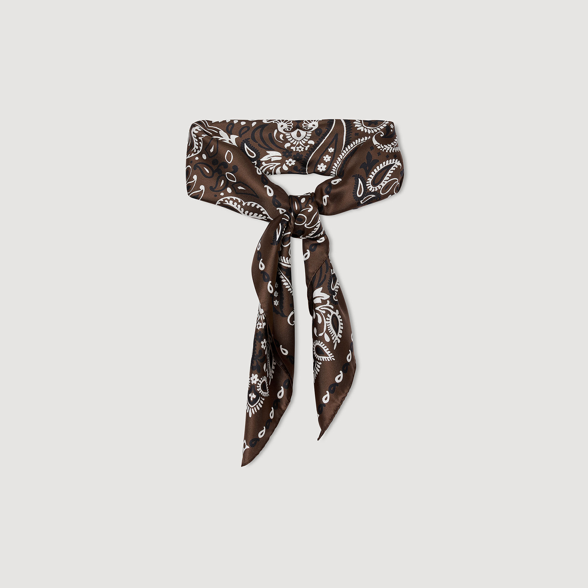 Seidenhalstuch mit Bandana-Muster