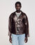 Oversized leather jacket