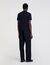 Short-sleeve knitted polo shirt