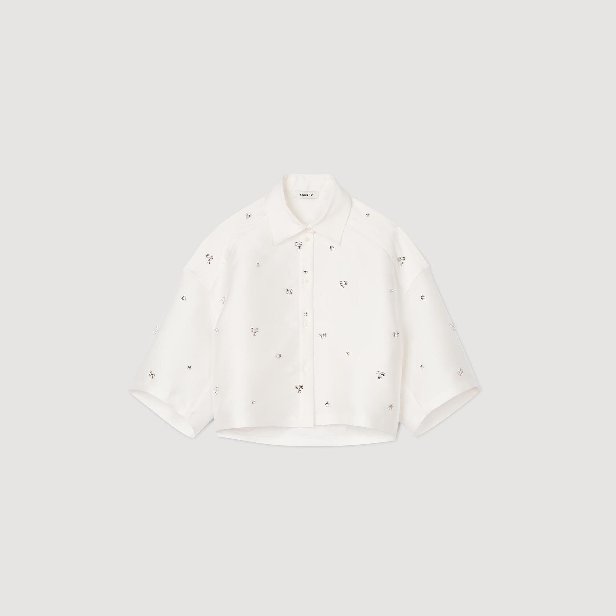 Chemise ornée de strass