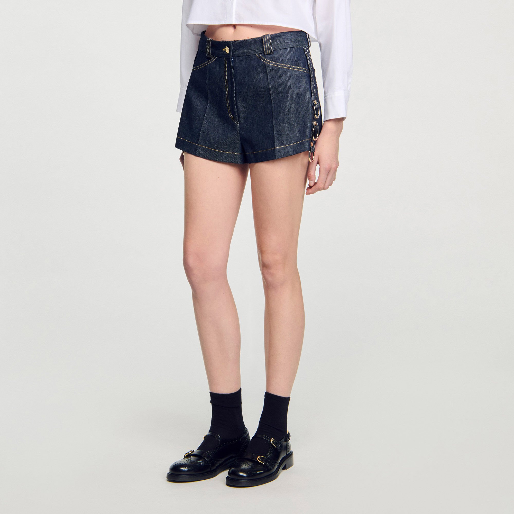 Denim shorts